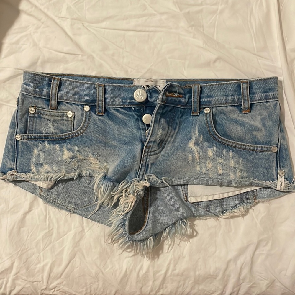 One Teaspoon trash whores shorts